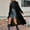 *Black, variant on Women's Wool Blend Long Coat, Notched Lapel Double Breasted Pea Coat,Winter Slim Fit Trench Coat Gray,Womens Plus S