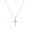 A001- Gold, variant on Women's Cross Pendant Necklace - Gold-Tone Minimalist Design, Delicate Chain, Fashionable Statement Accessory - For Women, Daily Wear, Casual Outings, Special Occasions, Gift for Her, Birthday Annive