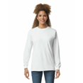 thumbnail image 2 of Camiseta Gildan G2400 de manga larga blanca, paquete de 2, talla mediana, 2 of 6