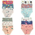 thumbnail image 5 of B&Q Adorable 12-Pack Premium Cotton Briefs for Toddler Girls | Sizes 2T-7T | Soft and Comfortable, 5 of 5