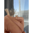 thumbnail image 4 of ESTE ORIGIN 2.40Ct Lab-Grown Radiant Diamond Solitaire Ring with Trellis Setting in 14K White Gold for Women, 4 of 8