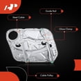 thumbnail image 5 of A-Premium Power Window Regulator Without Motor Replacement for Hyundai Elantra 2009-2012 Front Right, 5 of 8