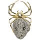 thumbnail image 2 of Decoraciones de aleación de cristal mineral, figuras de animales, estatuas, adornos, artesanías para Araña dorada, 2 of 9