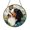 Acrylic 3.5 Inch, variant on Mountain Dog Stained Glass Style Suncatcher Window Hanging, Decorative Canine Art Panel, Nature Inspired Animal Ornament, Rustic Home Window Accent, Gift for Dog Lovers
