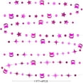 thumbnail image 2 of Cheerland Hot Pink 10th Birthday Decorations Number 10 Circle Dot Twinkle Star Garland Metallic Hanging Streamer Banner Backdrop, 2 of 5