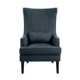 thumbnail image 2 of Lexicon Avina Accent Wingback Chair in Indigo, 2 of 7