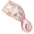 thumbnail image 2 of Scrub Cap With Buttons Bouffant Hat With Sweatband for Womens and Mens, 2 of 4