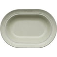 thumbnail image 2 of Ceramic Dinnerware 10-inch Oval Serving Dish - White Truffle, 2 of 5