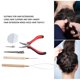 thumbnail image 3 of Kit De Extensiones De Cabello, Kit De Herramientas Para Extensiones De Cabello Con Aguja Y Gancho Para Tirar, Microanillos Para Peinar, 3 of 7
