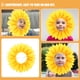 thumbnail image 5 of 3 piezas de tocado de girasol, accesorio para disfraz de cosplay de girasol, recuerdo de fiesta con temática de girasol, 5 of 8