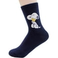 thumbnail image 4 of The Peanuts Snoopy Women and teen girls Cartoon Character Series Licensed Socks Assorted Colors 5 Pack Set Collection, 4 of 7