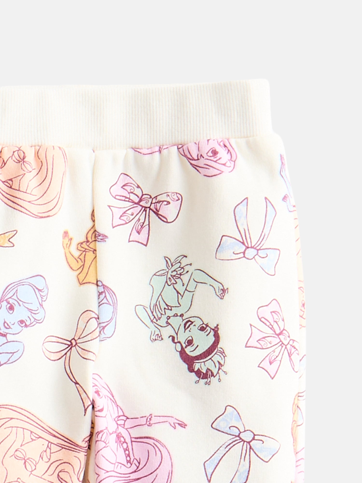 Disney Princess Baby Girls' Fleece Sweatshirt and Joggers Set, 2-Piece, Sizes 0/3M-24M
