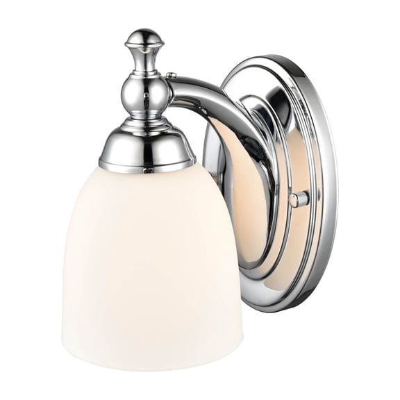 Open Box 4421-CH-Millennium Lighting-1 Light Wall Sconce-8 Inches Tall and 4.5 Inches Wide-Chrome Finish