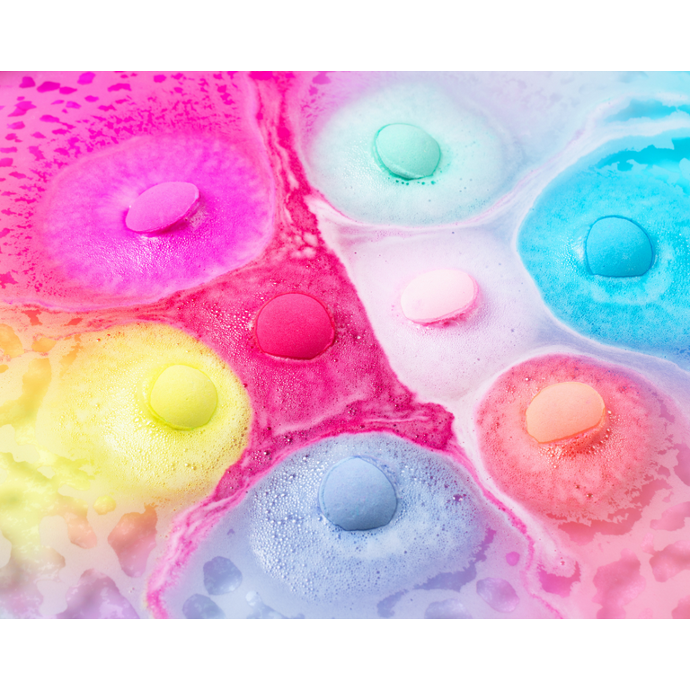 Hi Peach Layne Mini Bath Bomb Bag, 8 Assorted Scents with Surprise