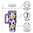 thumbnail image 4 of Leopard Print 40oz Tumbler– Stainless Steel Insulated Tumbler with Handle and Straw, Large Capacity Travel Cup for Hot & Cold Drinks, 4 of 6
