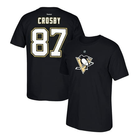 Sidney Crosby Reebok Pittsburgh Penguins Premier Player Jersey T-Shirt (Pittsburgh Penguins Best Players)