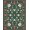 Green, Pattern 2, variant on Flatwoven High Traffic Area Rug, Elegant Deep Green, Non Slip, Stain Resistant, Washable Area Rugs for Living Room, Bedroom(Green, 4X6)