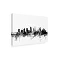 thumbnail image 3 of Trademark Fine Art "Columbus Ohio Skyline B&W" Canvas Art by Michael Tompsett, 3 of 5