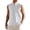 White, variant on Men's Sleeveless Button Up Tank Tops Mandarin Collar Textured Fabric Casual Summer Beach Shirts,Light Blue,XL