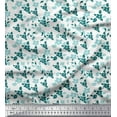 thumbnail image 1 of Soimoi Poly Georgette Fabric Leaves & Flower Floral Fabric Prints By Yard 42 Inch Wide, 1 of 3