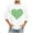 X01-Green, variant on Momasggi St Patricks Day Shirts for Men Big and Tall 3/4 Sleeve T-Shirt Fashion Clover Print Crew Neck Tees Loose Casual Holiday Tops Green 3XL