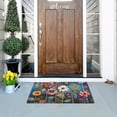 thumbnail image 5 of Yayeee Doormat for Indoor Entrance 32" x 20" Non Slippery Floor Rug, Blue Colorful Flowers, 5 of 8