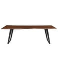 thumbnail image 4 of Modway Viggo 96" Live Edge Acacia Wood and Metal Dining Table in Black/Walnut, 4 of 10