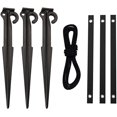 thumbnail image 1 of Outdoor Tree Stake Kit with Tree Strap Plant Support Anchoring Kit Ensures Straight and Healthy Growth Windproof for Garden Plant Outdoor Patio Tree, 1 of 8