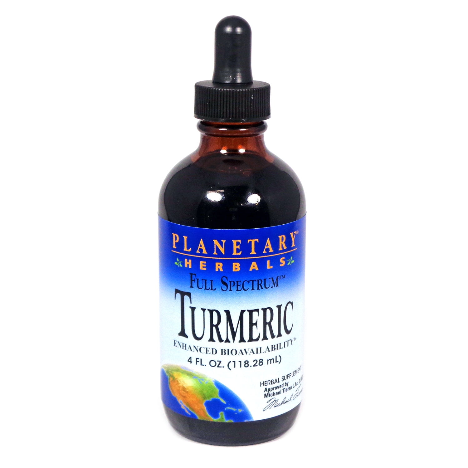 Planetary Herbals Turmeric Extract  Full Spectrum™  4 oz. Liquid