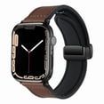 thumbnail image 1 of Correa de Piel para Apple Watch, Hebilla Magnética, Compatible con Todas las Series, 1 of 5