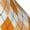 2 Black-1, variant on Orange argyle Print Contrast Color Mid-calf Socks, Sweat-wicking Athletic Socks, Unisex Clothing Accessories