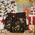 thumbnail image 6 of Honeii Casino Card Soccer Print Small Burlap Bags,Christmas Drawstring Treat Bags Gift Bags Reusable Candy Goodie Wrapping Bags for Holiday Party Favors Supplies -Black, 6 of 8