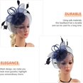 thumbnail image 3 of White Fascinator Fashion Headbands Fascinators Hat Flower Mesh Ribbons, 3 of 5