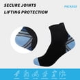 thumbnail image 3 of Compression Socks for Unisex Men and Women , Ankle Soft Moisture-Wicking Socks , Athletic Cushioned Low Cut Running Socks for a Secure Fit - 7 Pairs, 3 of 6