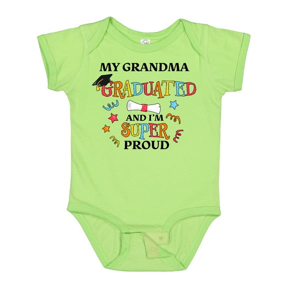 Inktastic My Grandma Graduated and I'm Super Proud Boys or Girls Baby Bodysuit