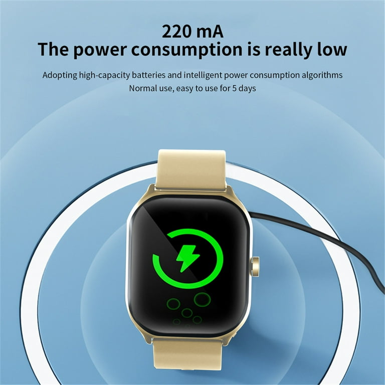 BELLZELY Mini Christmas Ornaments Clearance Smart Watch 2.02 inch Bluetooth Call NFC Function Alloy Bottom Case For Photography Multifunctional Watch