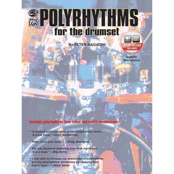 Polyrhythms for the Drumset: Book & Online Audio, (Paperback)