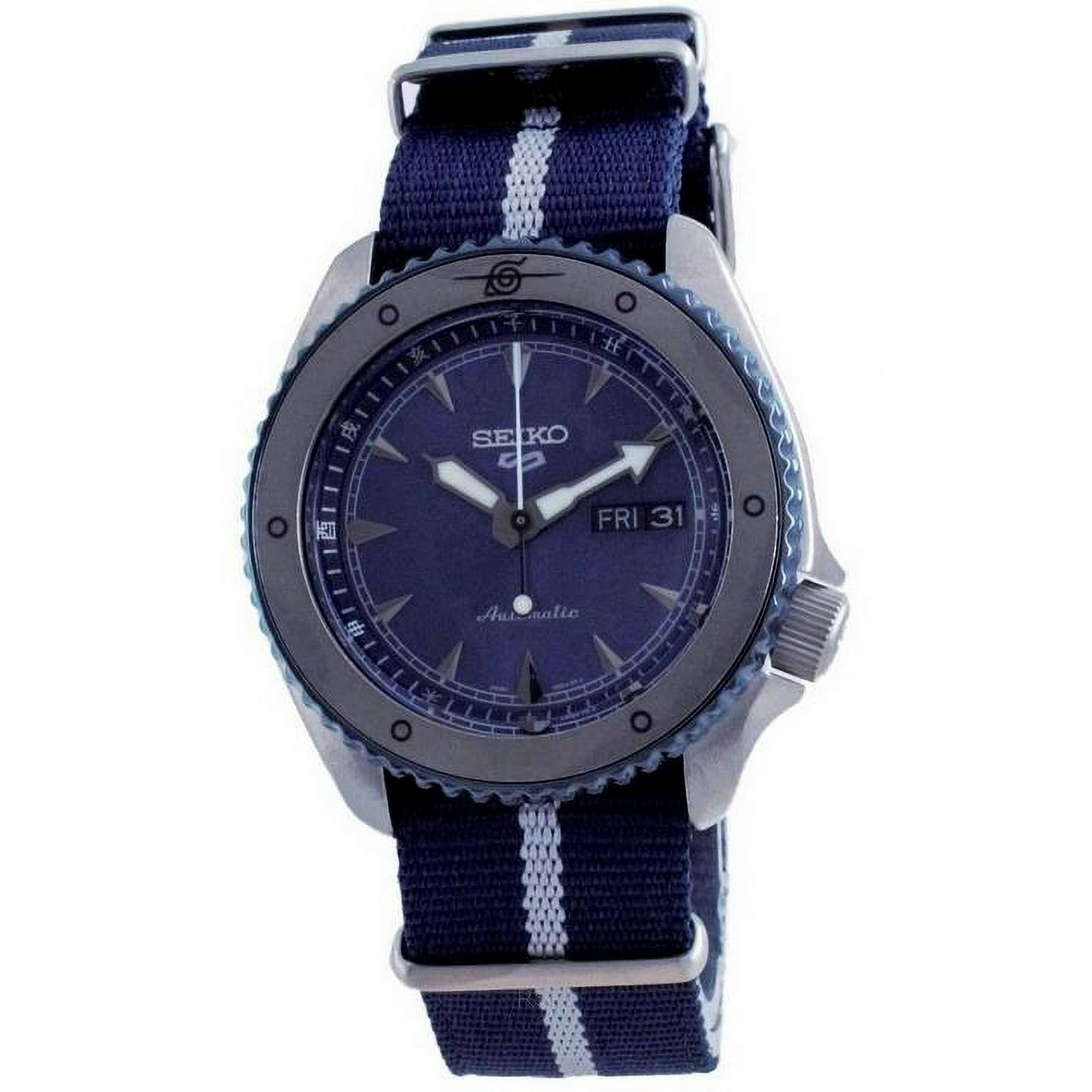 Seiko 5 Sports Sasuke Uchiha Limited Edition Automatic Srpf69 Srpf69k1 Srpf69k 100m Men s Watch Walmart