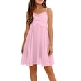 thumbnail image 1 of Robe de Fête de Noël pour Fille, Douce, Col Rond, Manches Courtes, Style Mignon pour Dormir, Loisirs Quotidiens et Robe de Noël pour Bébé Fille, 1 of 7