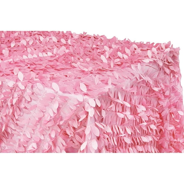 1 Pc, Leaf Petal Taffeta Tablecloth 90 1 Pc, Leaf Petal Taffeta Tablecloth 90