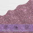 thumbnail image 4 of Dreamtimes Purple Glitter Texture Bath Towel Set, Pure Cotton Washcloth Lightweight and Highly Absorbent Quick Drying Towels for Bathroom, 4 of 7