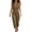 Brown, variant on Jumpsuits for Women Dressy Summer Casual Sleeveless Loose Zip Front Romper Vacation Trendy Overalls with Pockets