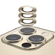 thumbnail image 2 of Para iPhone 12 Pro / 12 Pro Max, cubierta protectora de lente de cámara, 3 piezas, vidrio templado HD, metal, cobertura total, anillo de protección de lente trasera, película antiarañazos, 2 of 8