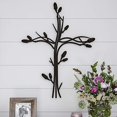 thumbnail image 2 of Lavish Home 80-WCROSS-6 Metal Wall Cross with Decorative Intertwined Vine Design, 2 of 4