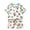 WhiteU, variant on Agkizg 2PC Graphic Short Sleeve Round Neck Top Elastic Waist Shorts with Shoulder Button Set Summer Outfits (Toddler Boy's or Toddler Girl's),2-Piece Set,Sizes 6 Months-9 Years