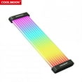 thumbnail image 2 of COOLMOON ARGB LED Strip Light Fits 8PIN 24PIN Power Cables DIY Lamp Bar Light Strip C200EX White, 2 of 5