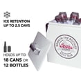 thumbnail image 4 of Coors Light Retro Ice Chest Cooler with Bottle Opener, 13L (14 q), Compact Cooler for Outdoor Adventures, 4 of 9