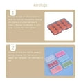 thumbnail image 4 of Matsuzay 12 tapones para los oídos de silicona para natación, baño, insonorizados, impermeables Cubiertas para muebles de jardín Naranja, 4 of 6