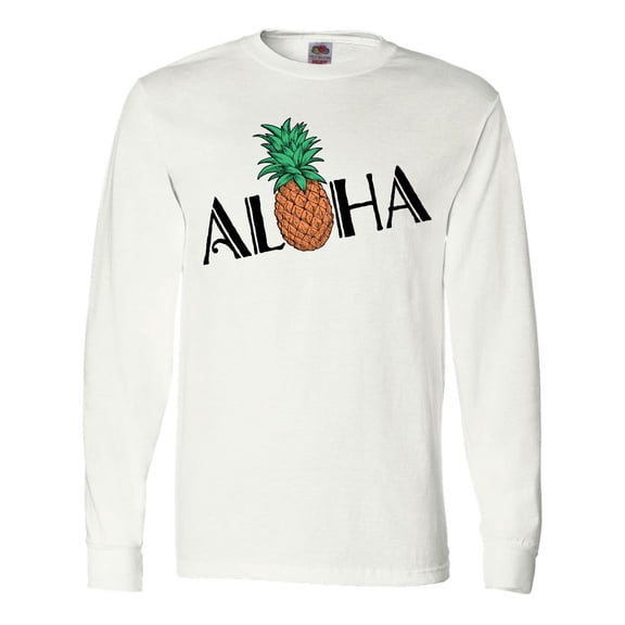 Inktastic Aloha- with pineapple Long Sleeve T-Shirt