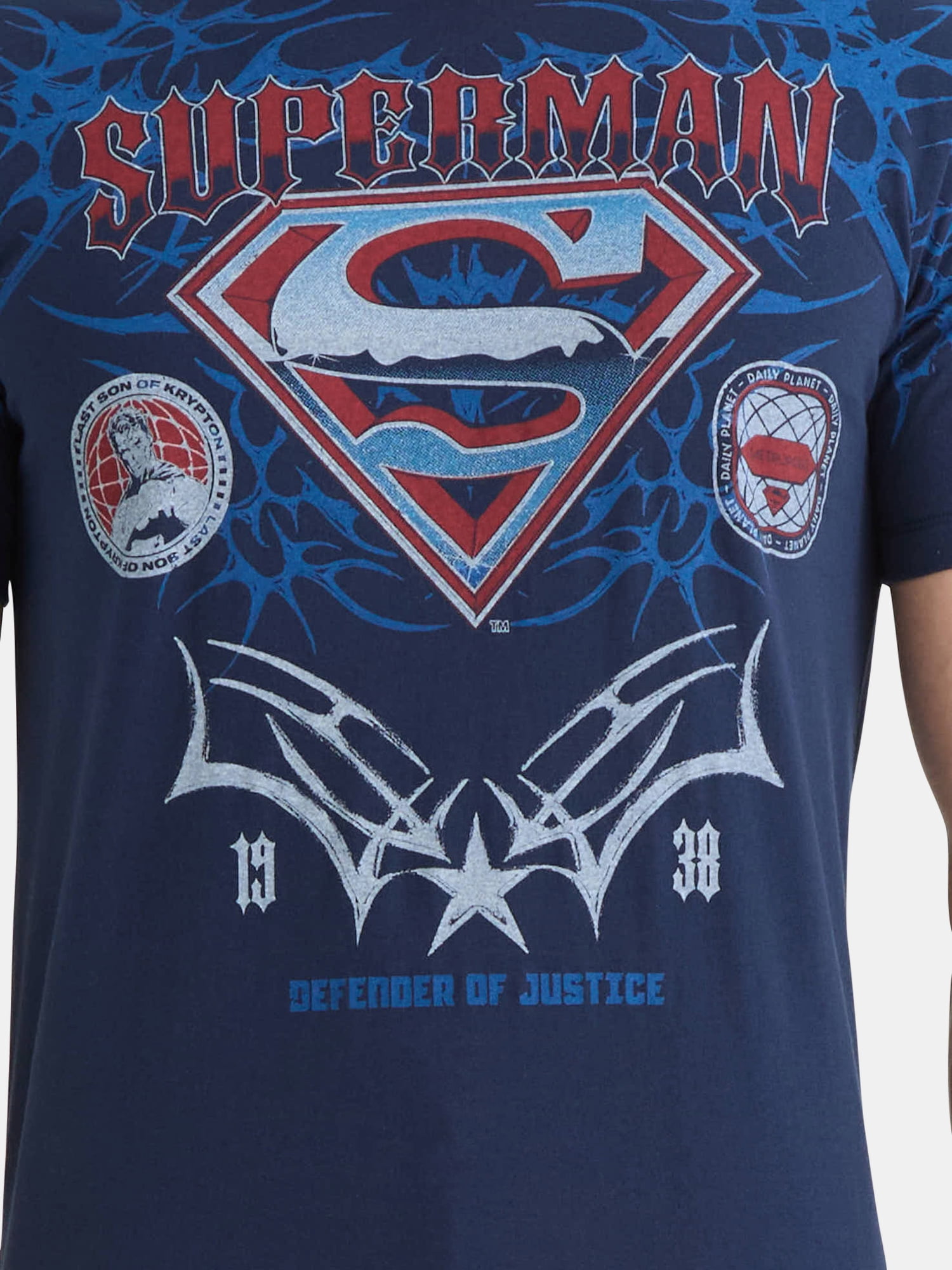 Superman Men's and Big Men's Graphic Tee with Short Sleeves, Sizes XS-3XL